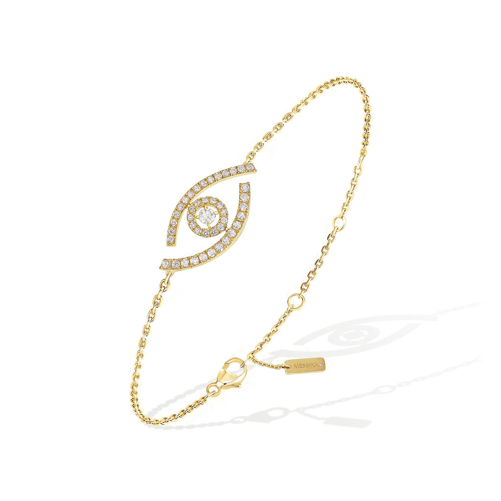 Messika Lucky Eye Armband (10035-YG) aus Gelbgold mit Diamant