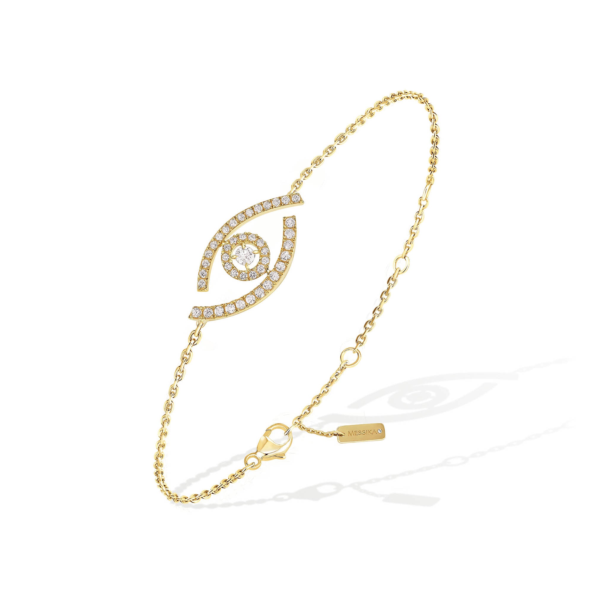 Messika Lucky Eye Armband (10035-YG) aus Gelbgold mit Diamant