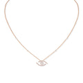 Messika Lucky Eye Halskette (07525-PG) aus Roségold mit Diamant