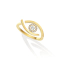 Messika Lucky Eye Ring (10036-YG) aus Gelbgold mit Diamant