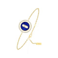 Messika Lucky Move Armband KM Lapislazuli (11979-YG) aus Gelbgold mit Diamant und Lapislazuli