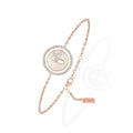 Messika Lucky Move Armband KM Perlmutt (11653-PG) aus Roségold mit Diamant und Perlmutt