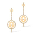 Messika Lucky Move Arrow Ohrring (07516-YG) aus Gelbgold mit Diamant