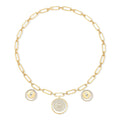 Messika Lucky Move Charms Choker Kette (11972-YG) aus Gelbgold mit Diamant