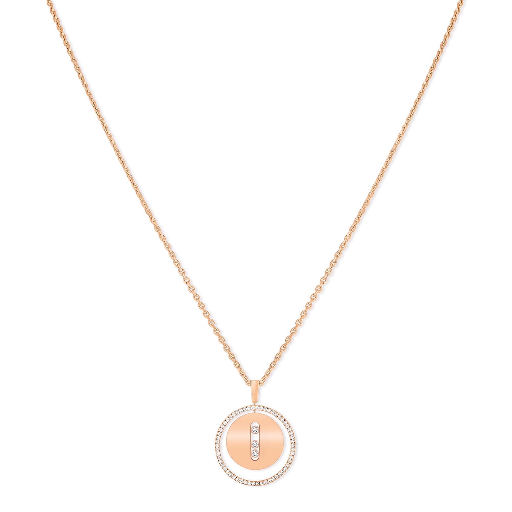 Messika Lucky Move MM Collier (07394-PG) aus Roségold mit Diamant