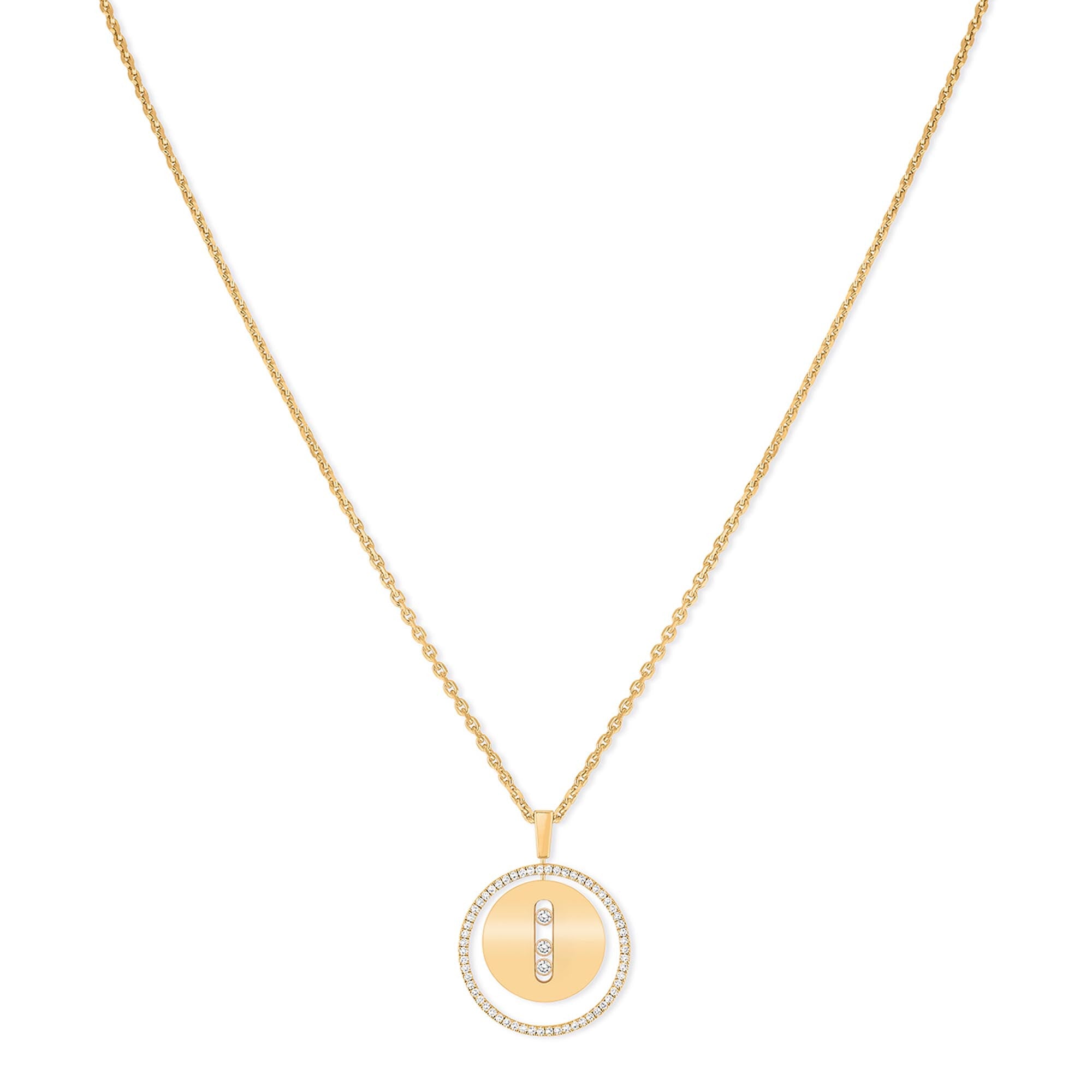 Messika Lucky Move MM Collier (07394-YG) aus Gelbgold mit Diamant