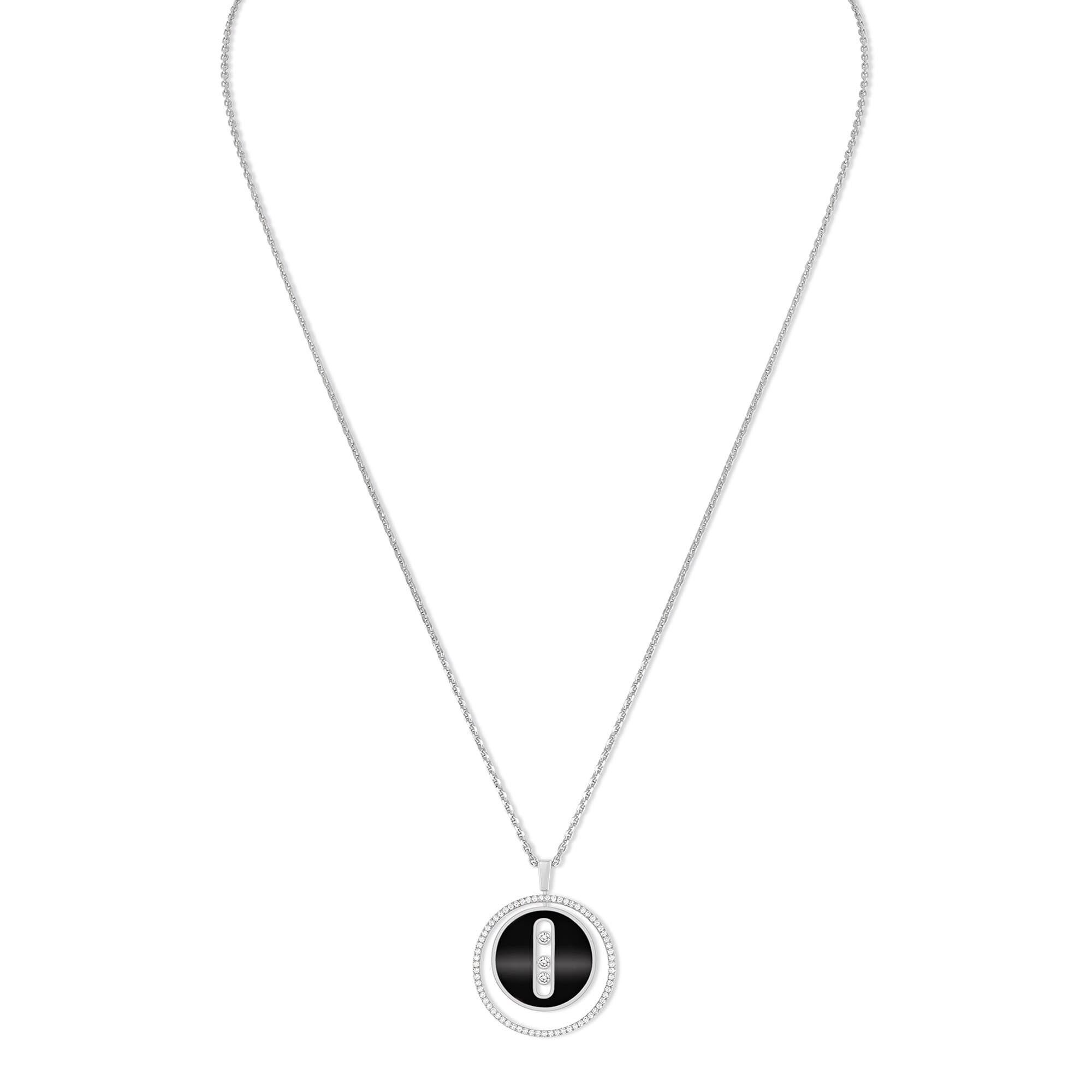 Messika Lucky Move MM Onyx (10838-WG) aus Weißgold mit Diamant und Onyx