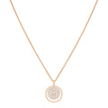 Messika Lucky Move MM Pavé Collier (07395-PG) aus Roségold mit Diamant