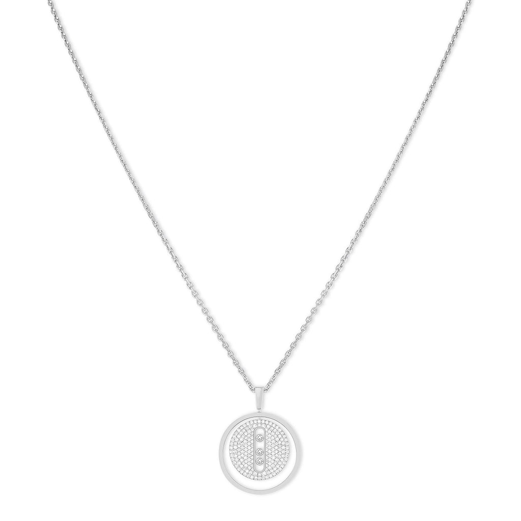 Messika Lucky Move MM Pavé Collier (07395-WG) aus Weißgold mit Diamant
