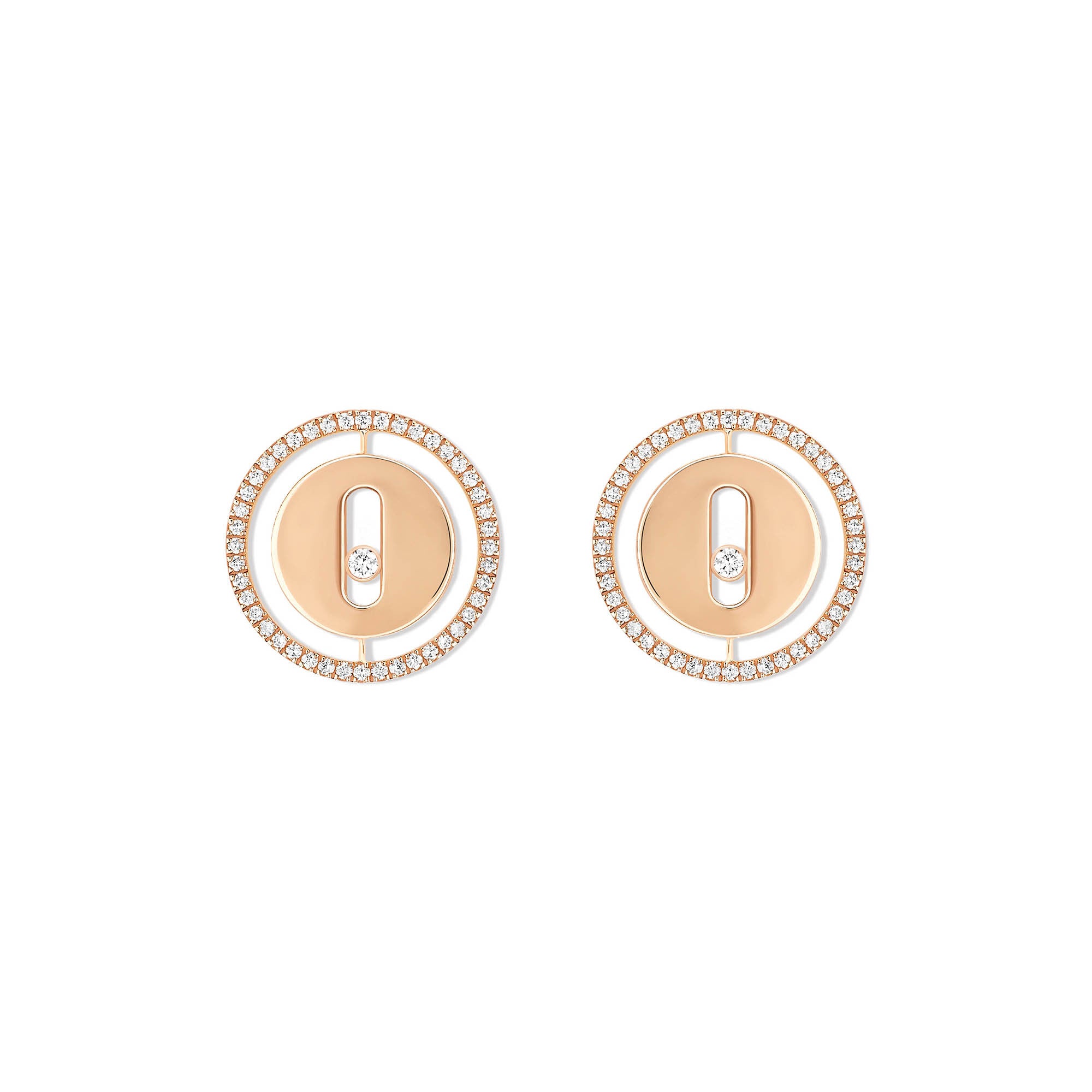 Messika Lucky Move Ohrstecker (11571-PG) aus Roségold mit Diamant