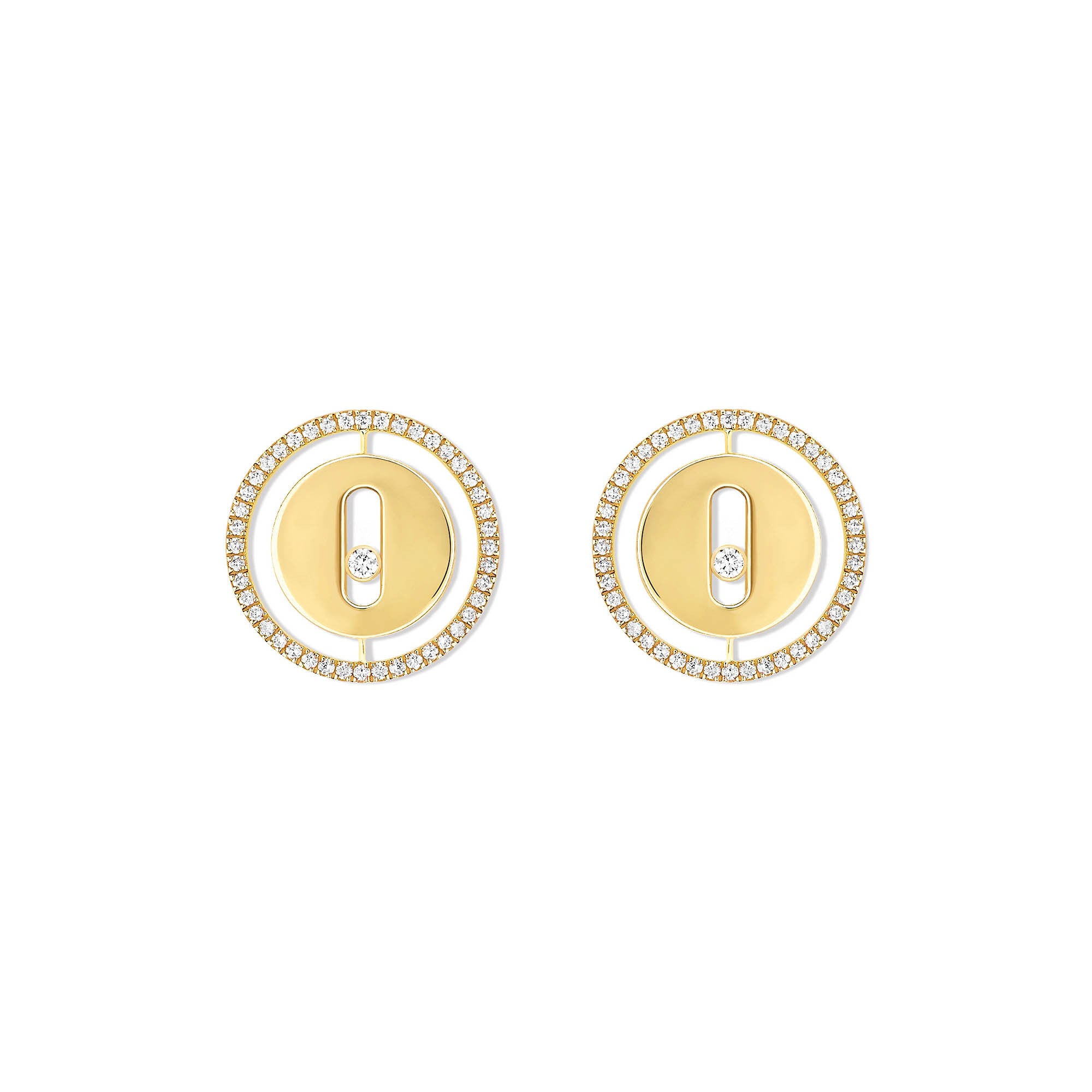 Messika Lucky Move Ohrstecker (11571-YG) aus Gelbgold mit Diamant