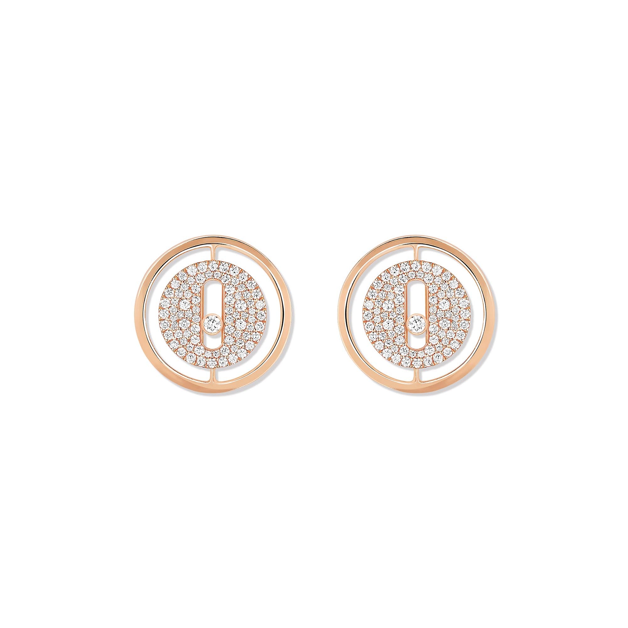 Messika Lucky Move Ohrstecker (11572-PG) aus Roségold mit Diamant