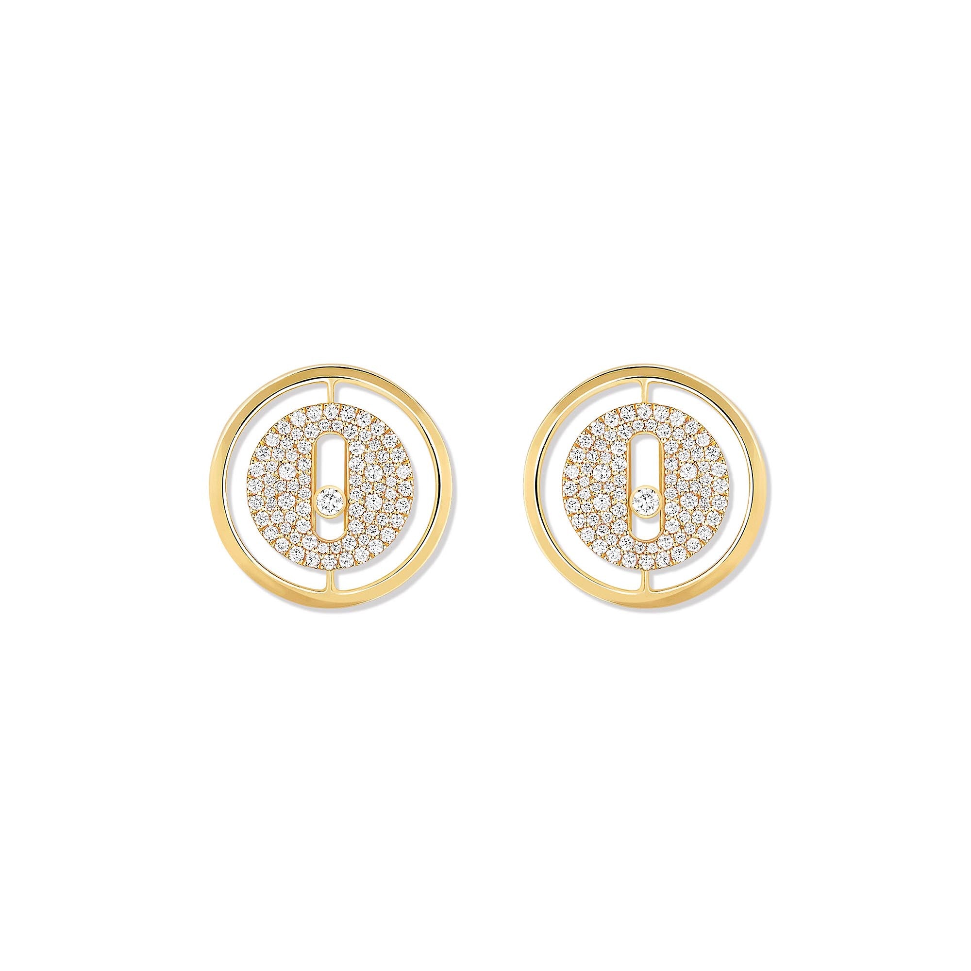 Messika Lucky Move Ohrstecker (11572-YG) aus Gelbgold mit Diamant