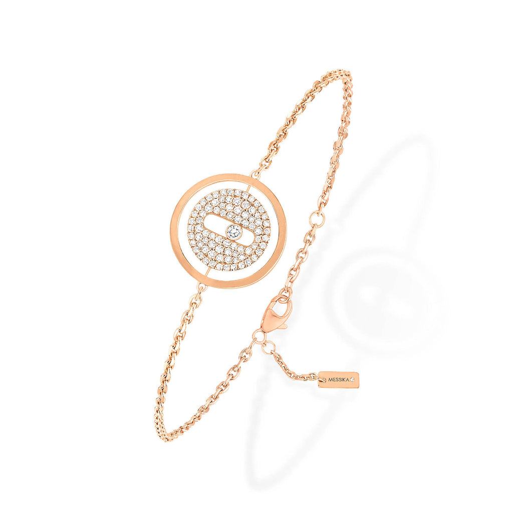 Messika Lucky Move Pavé PM Armband (07541-PG) aus Roségold mit Diamant