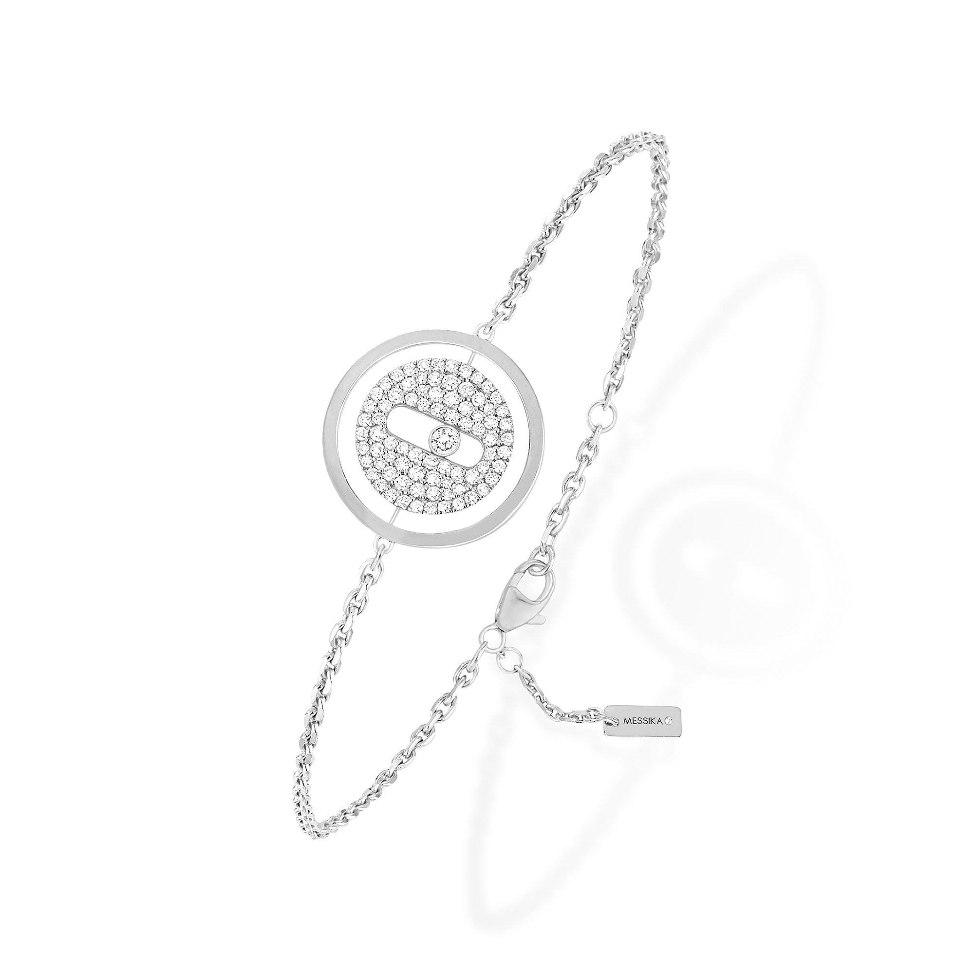 Messika Lucky Move Pavé PM Armband (07541-WG) aus Weißgold mit Diamant