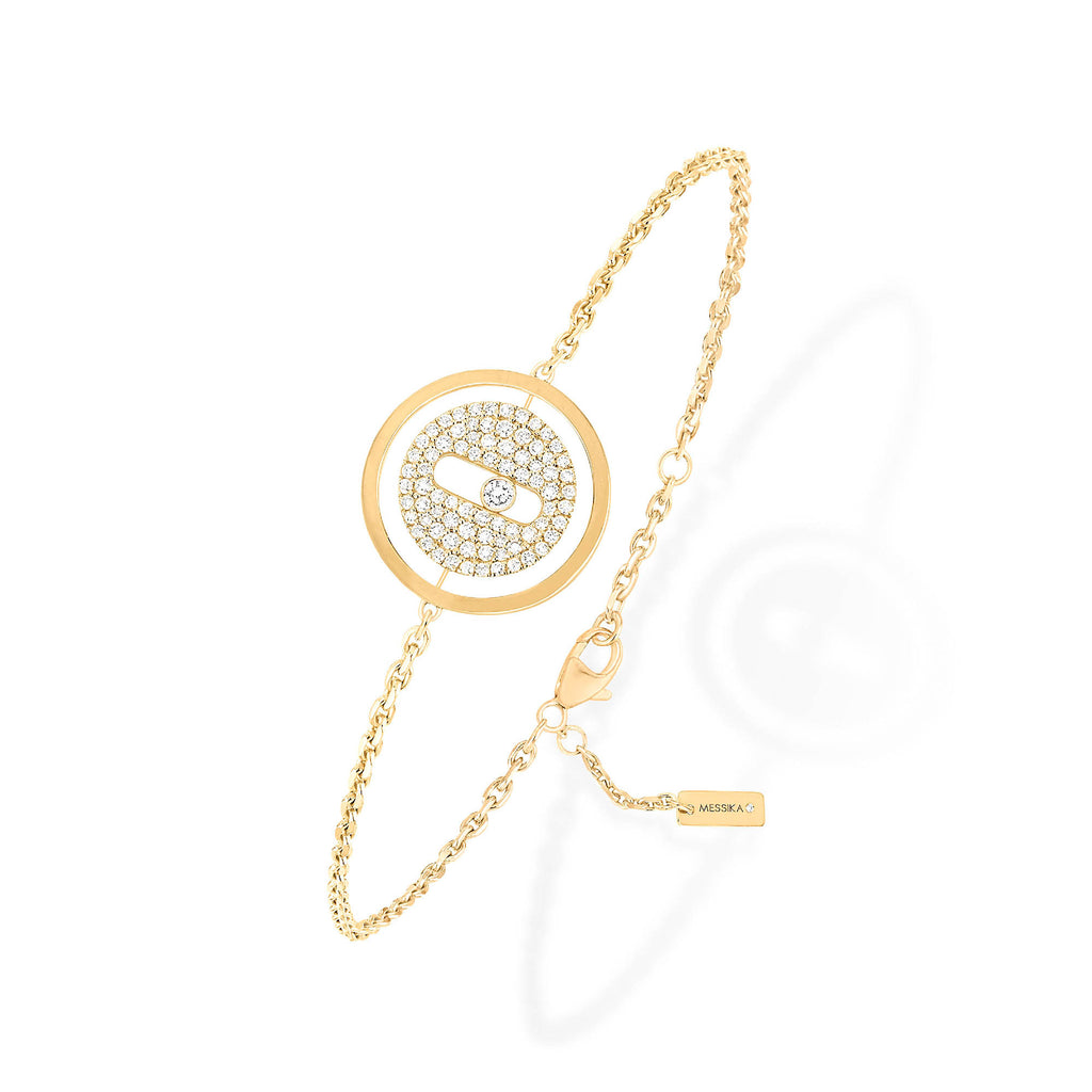 Messika Lucky Move Pavé PM Armband (07541-YG) aus Gelbgold mit Diamant