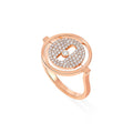 Messika Lucky Move Pavée PM Ring (07534-PG) aus Roségold mit Diamant