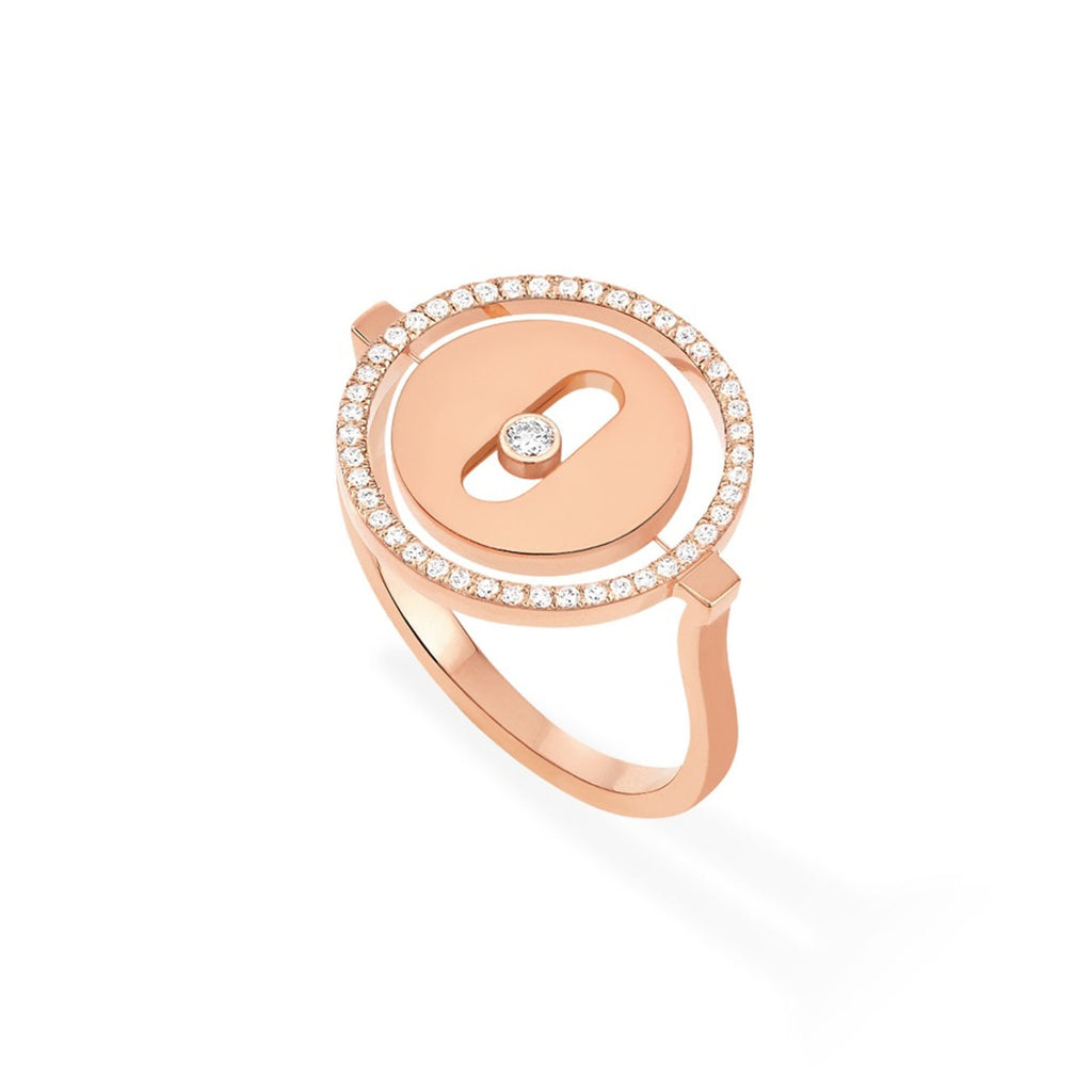 Messika Lucky Move PM Ring (07470-PG) aus Roségold mit Diamant