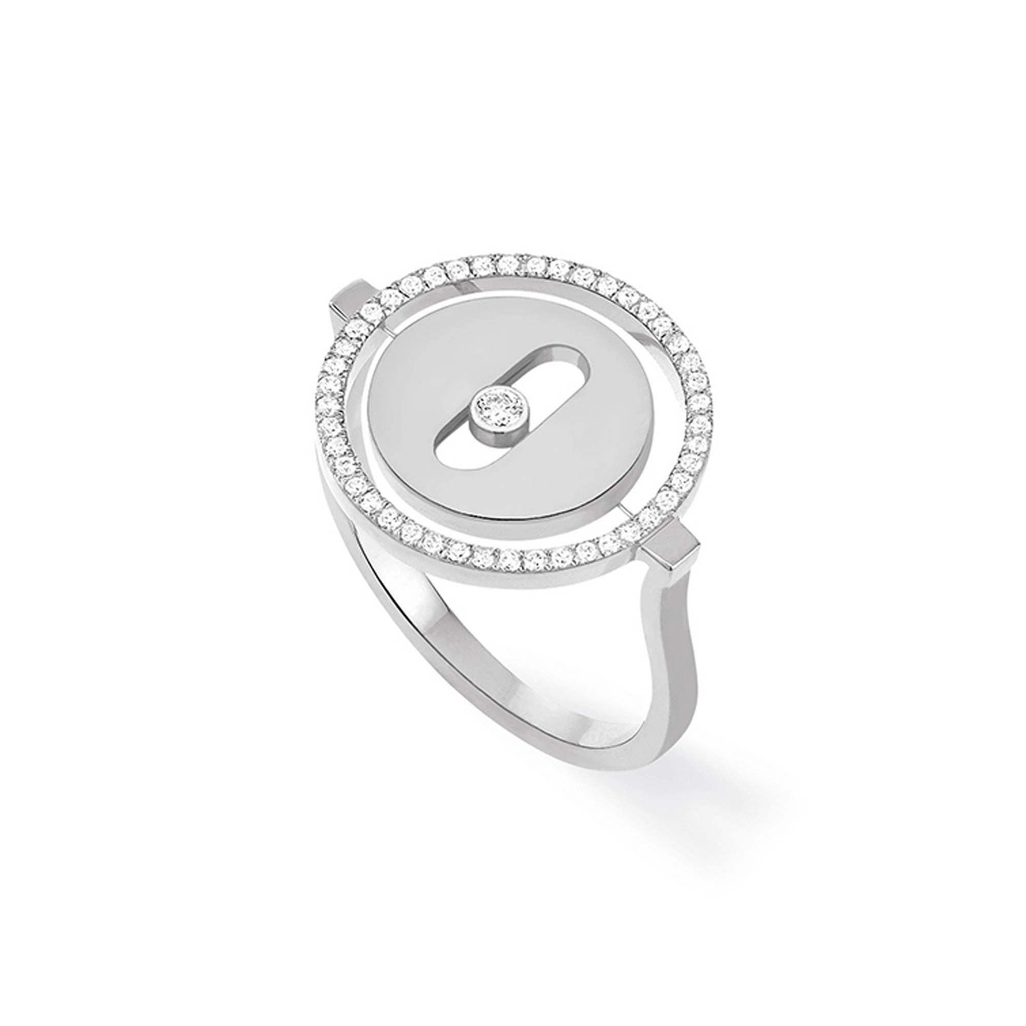 Messika Lucky Move PM Ring (07470-WG) aus Weißgold mit Diamant