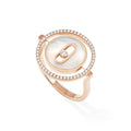Messika Lucky Move Ring KM Perlmutt (11952-PG) aus Roségold mit Diamant und Perlmutt