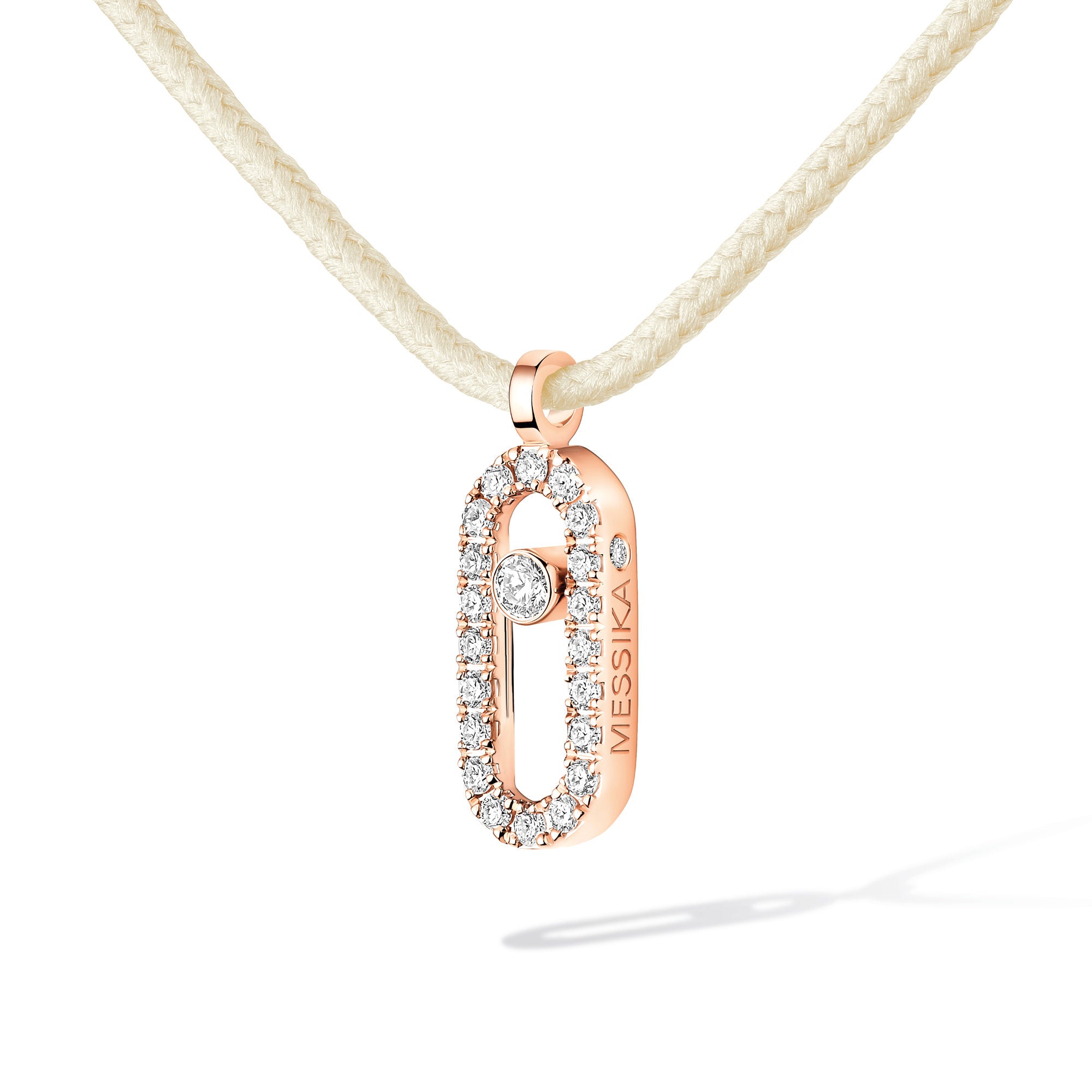 Messika Messika CARE(S) Anhänger mit Halskette (14104-PG) aus Roségold mit Diamant