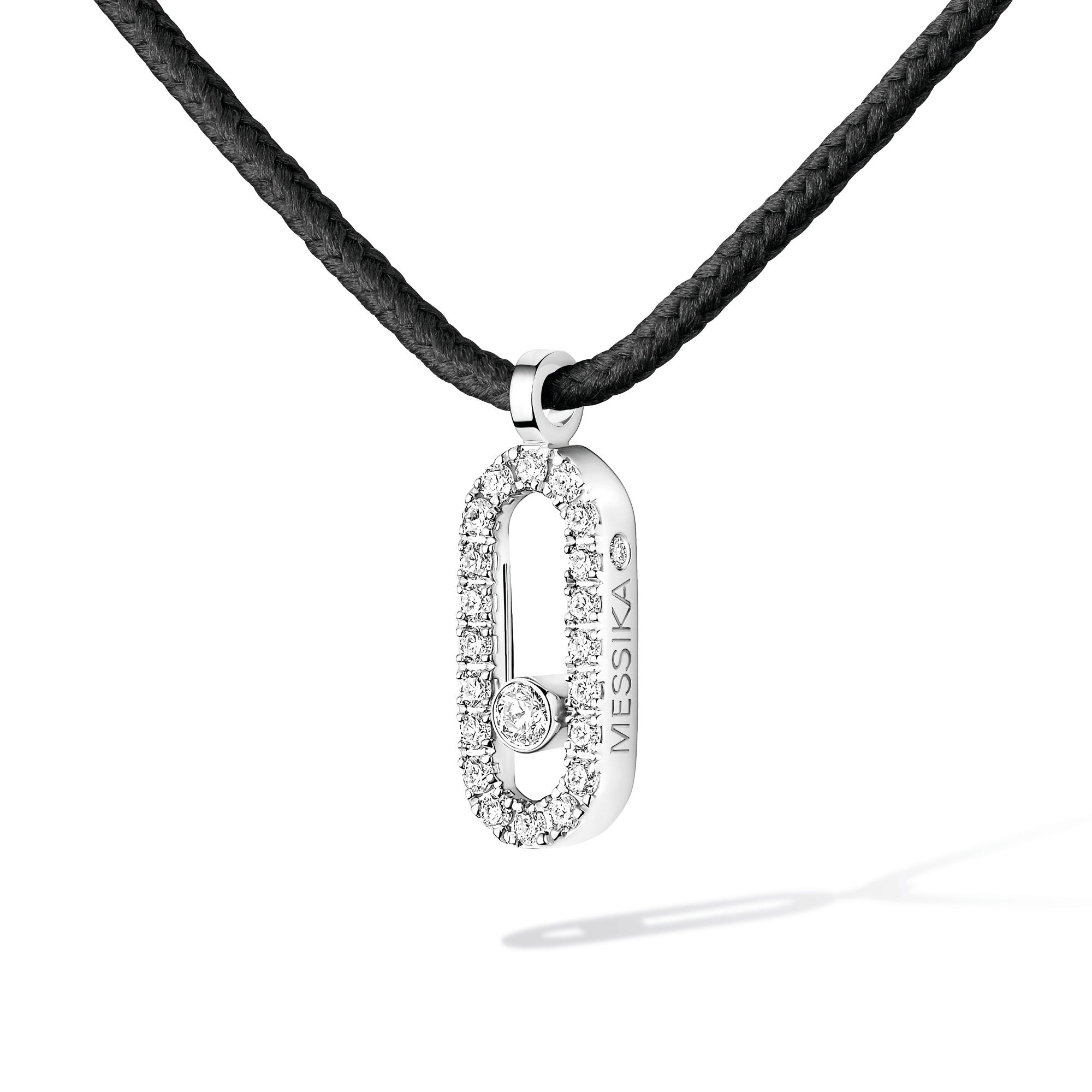 Messika Messika CARE(S) Anhänger mit Halskette (14142-WG) aus Weißgold mit Diamant