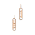 Messika Move 10th Anniversary XL Ohrhänger (06823-PG) aus Roségold mit Diamant