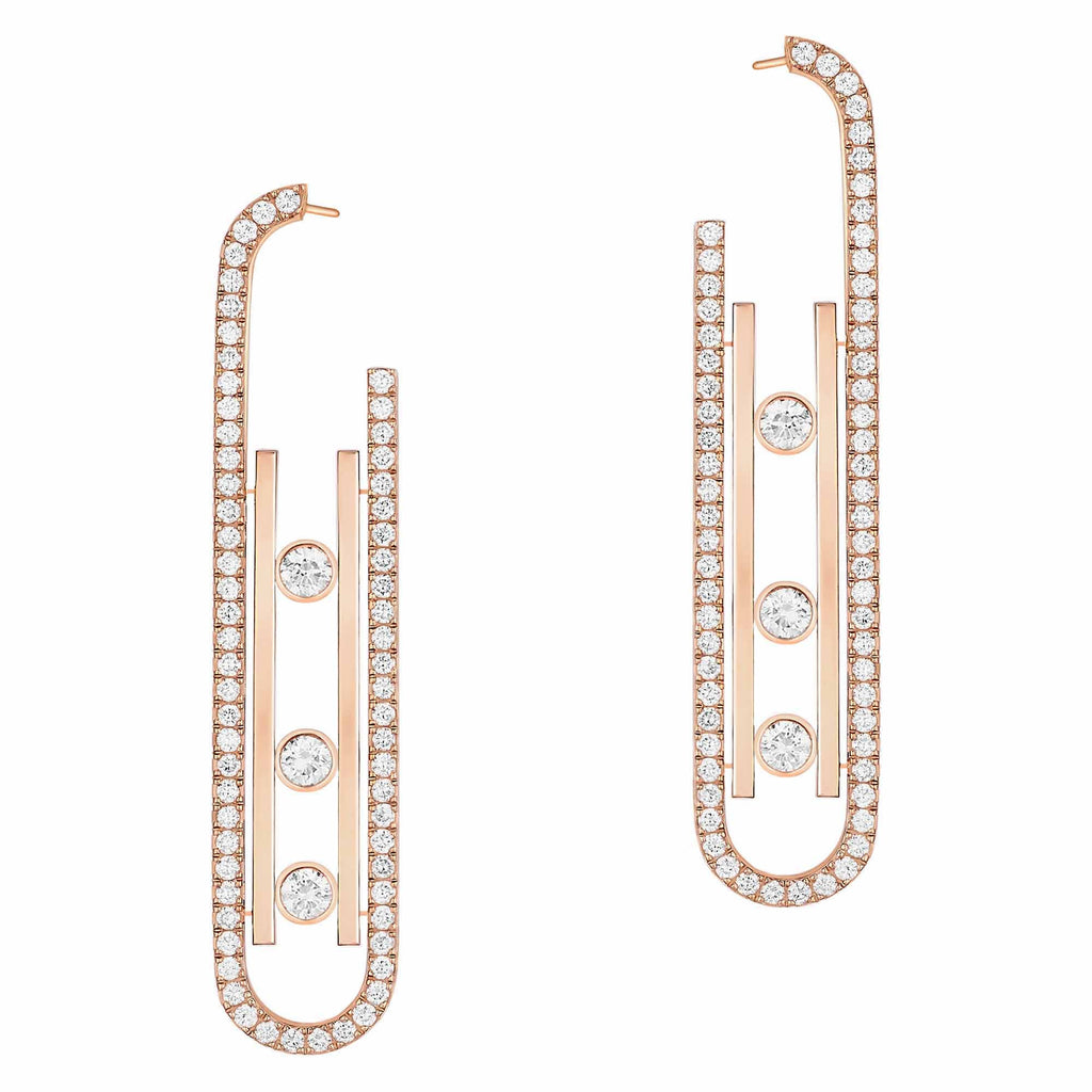 Messika Move 10th Ohrringe KM (10811-PG) aus Roségold mit Diamant