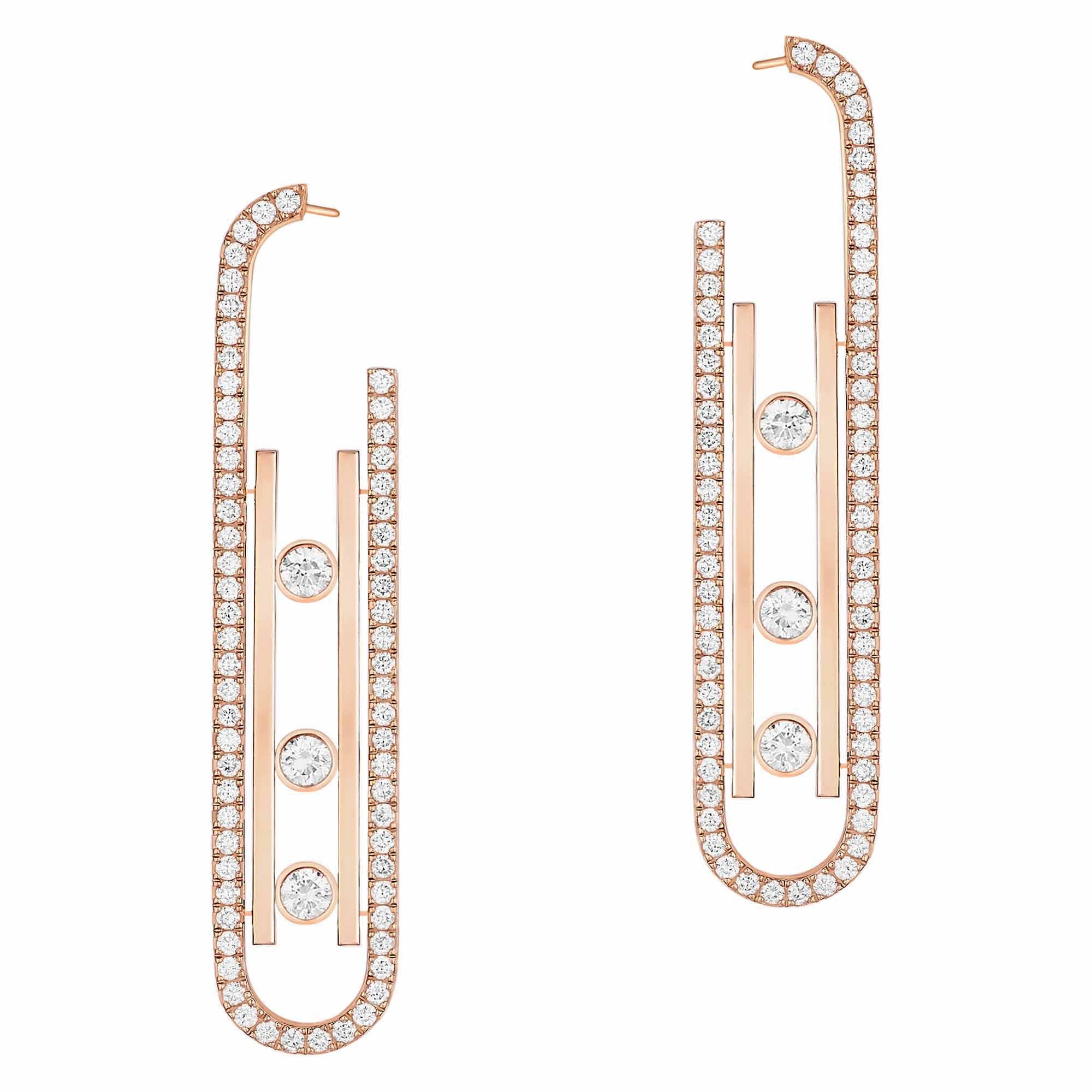 Messika Move 10th Ohrringe KM (10811-PG) aus Roségold mit Diamant