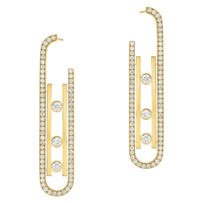 Messika Move 10th Ohrringe KM (10811-YG) aus Gelbgold mit Diamant