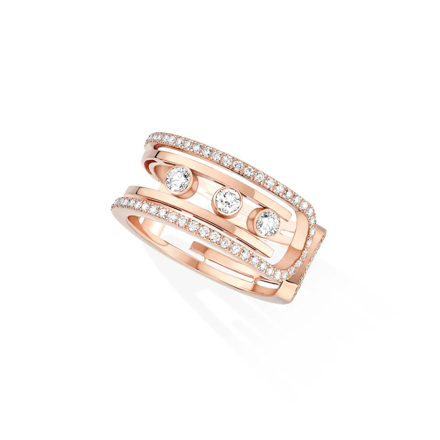 Messika Move 10th Ring (11955-PG) aus Roségold mit Diamant