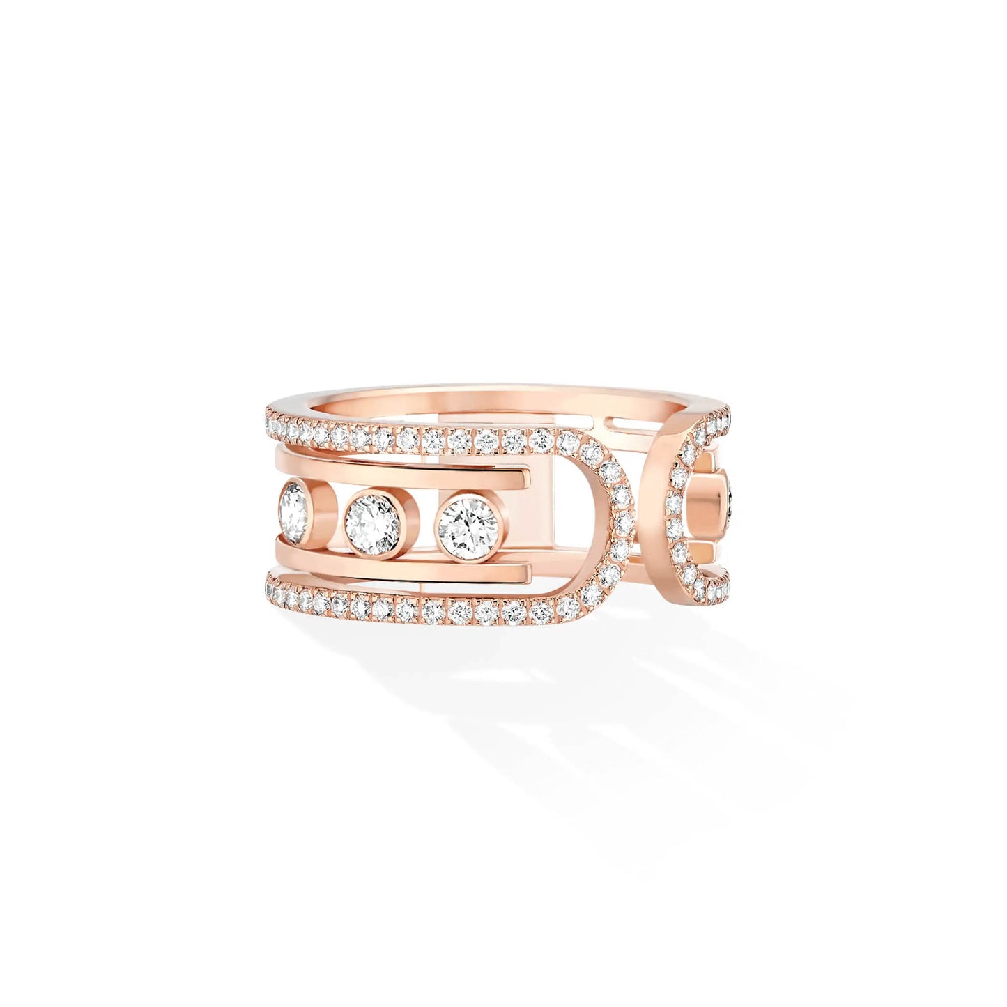 Messika Move 10th Ring (11955-PG) aus Roségold mit Diamant