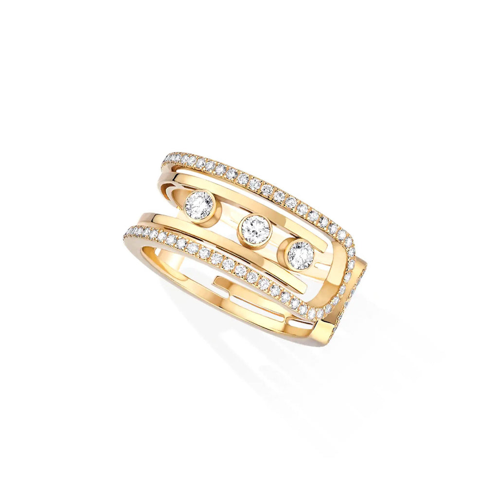 Messika Move 10th Ring (11955-YG) aus Gelbgold mit Diamant