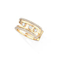 Messika Move 10th Ring (11955-YG) aus Gelbgold mit Diamant