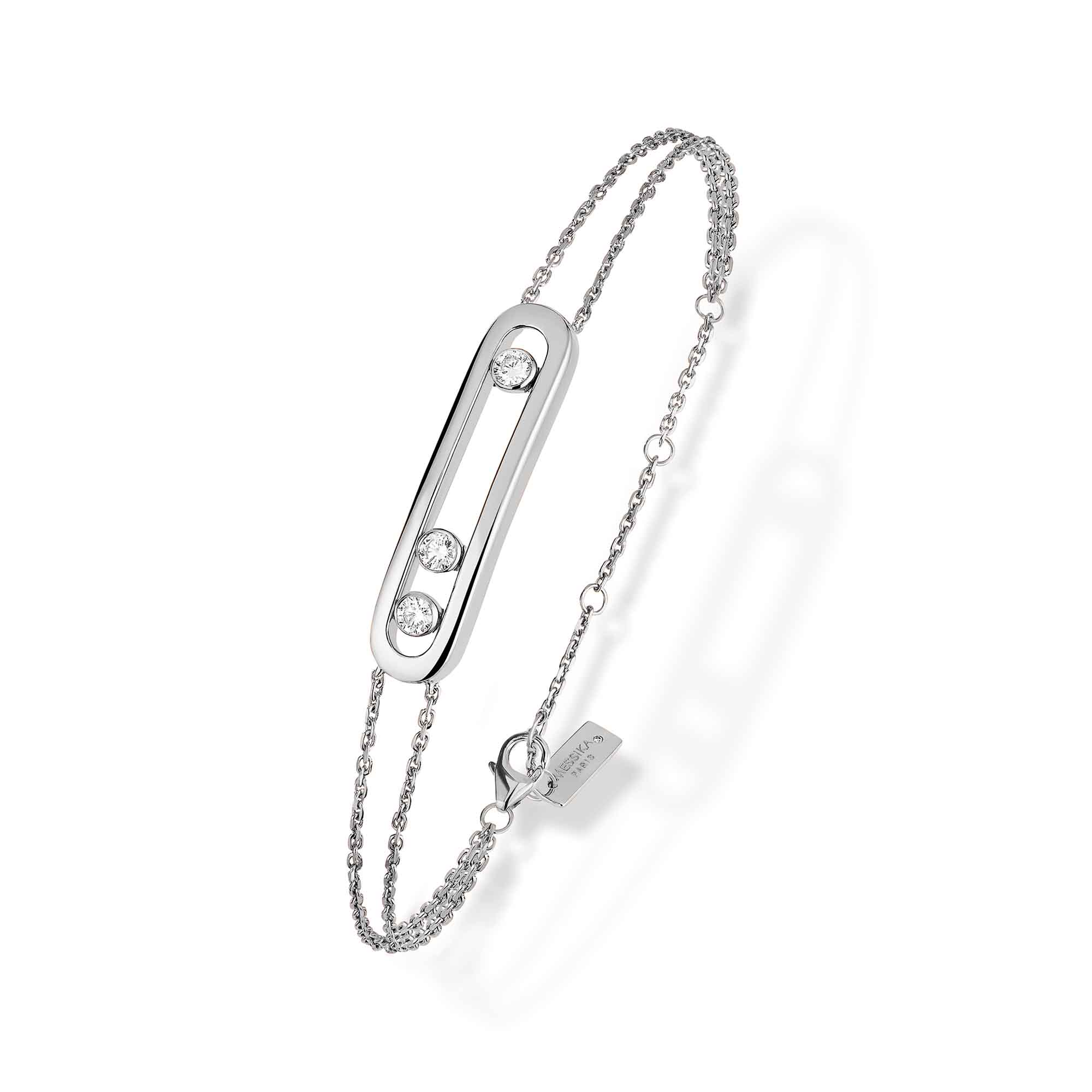 Messika Move Classique Armband (03996-WG) aus Weißgold mit Diamant
