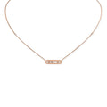 Messika Move Classique Baby Halskette (04323-PG) aus Roségold mit Diamant