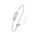 Messika Move Classique Baby Pavé Armband (04325-WG) aus Weißgold mit Diamant
