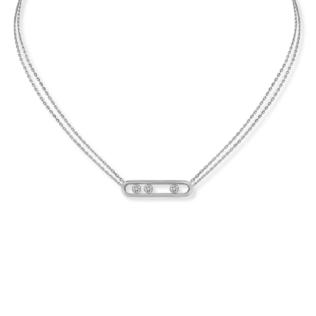 Messika Move Classique Halskette (03997-WG) aus Weißgold mit Diamant