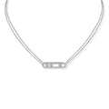 Messika Move Classique Halskette (03997-WG) aus Weißgold mit Diamant