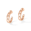 Messika Move Classique Hoop Ohrringe (04407-PG) aus Roségold mit Diamant