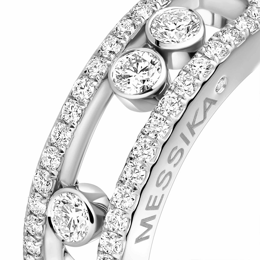 Messika Move Classique Pavé Ring (04000-WG) aus Weißgold mit Diamant