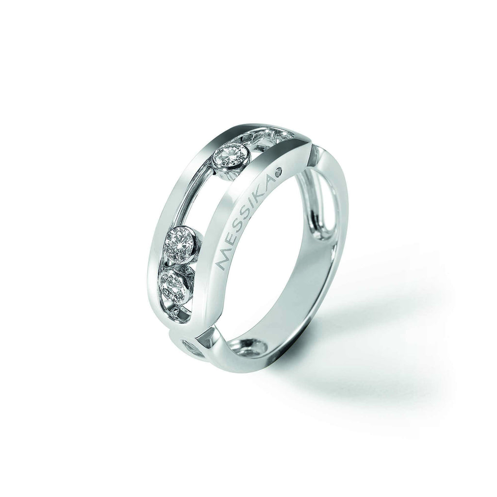 Messika Move Classique Ring (03998-WG) aus Weißgold mit Diamant
