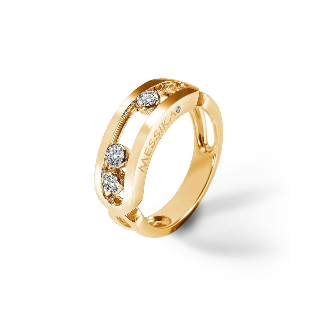 Messika Move Classique Ring (03998-YG) aus Gelbgold mit Diamant