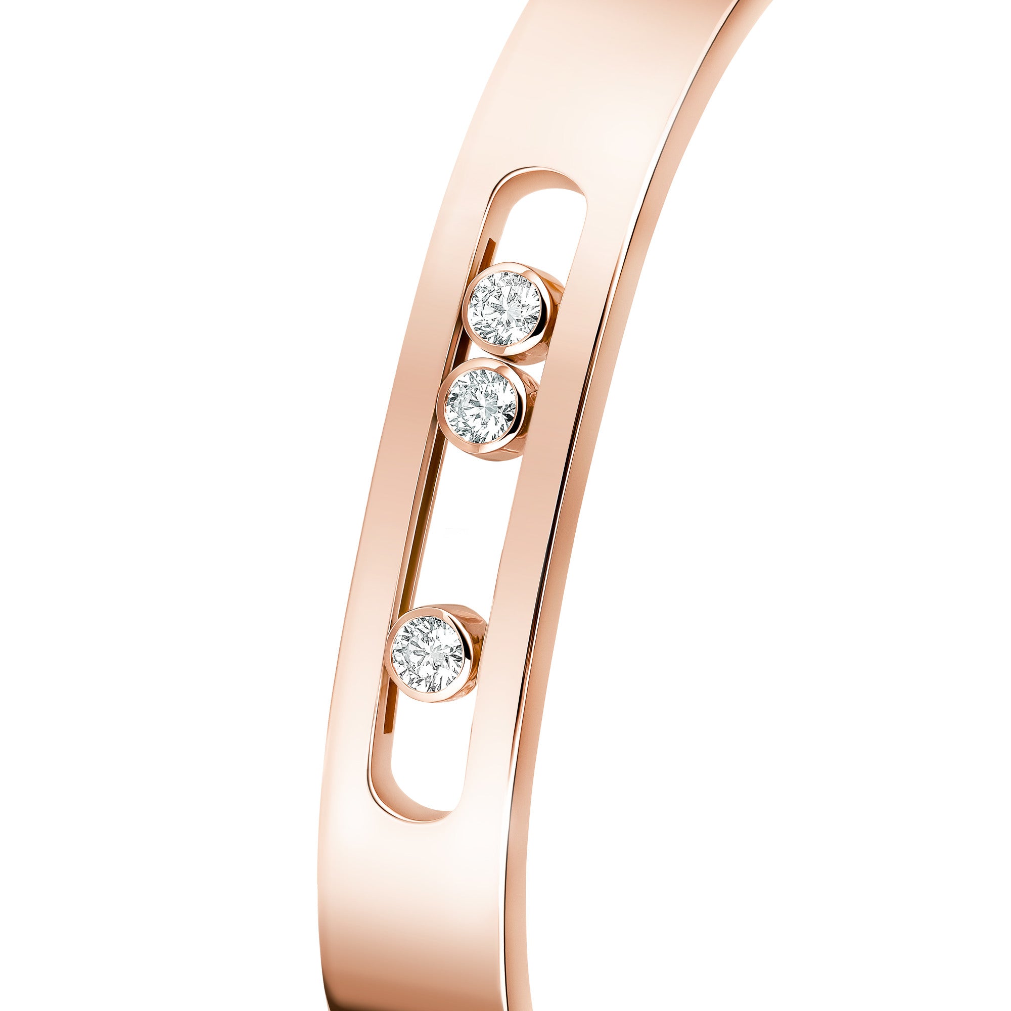 Messika Move Joaillerie Armspange (13586-PG) aus Roségold mit Diamant