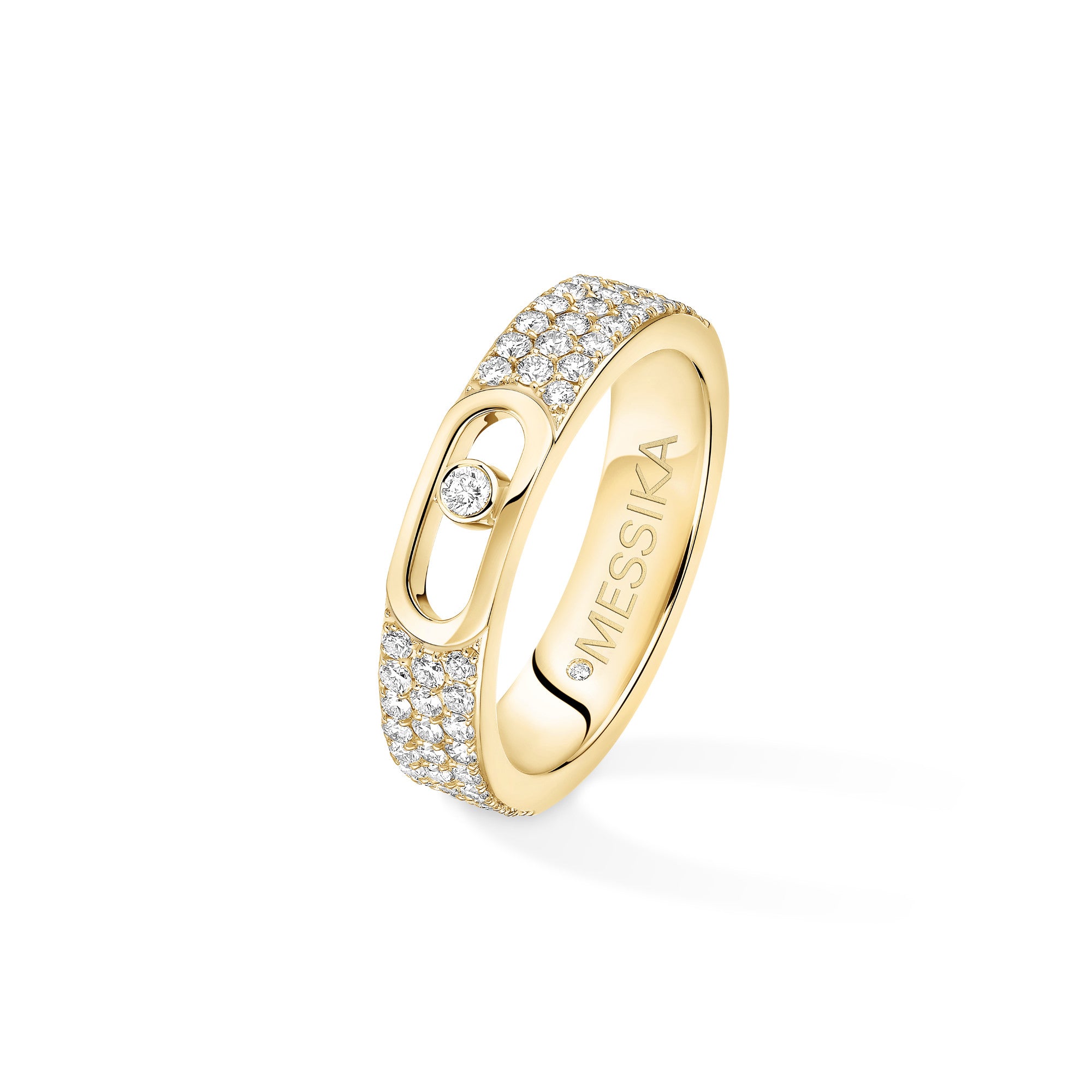 Messika Move Joaillerie Ehering (13555-YG) aus Gelbgold mit Diamant