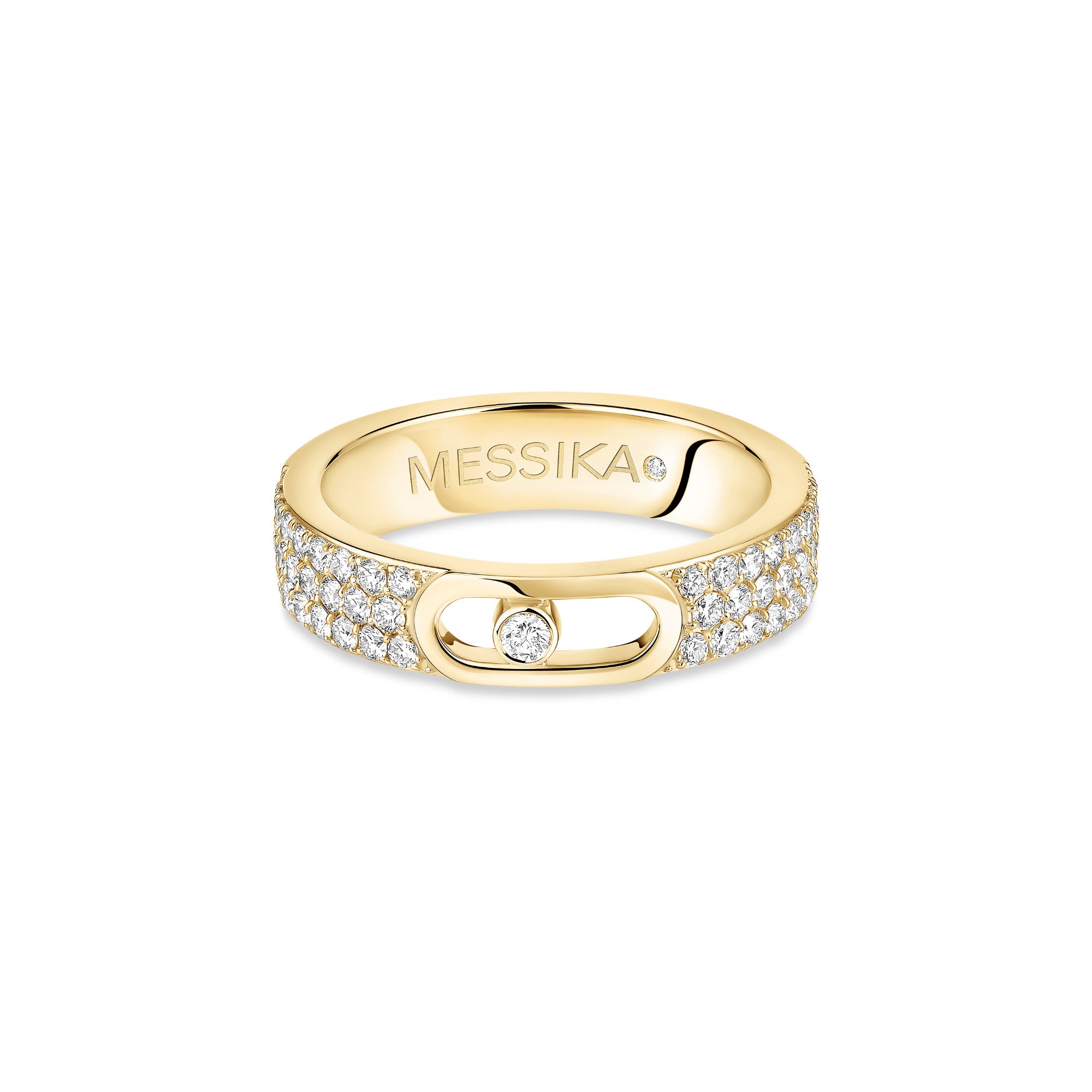 Messika Move Joaillerie Ehering (13555-YG) aus Gelbgold mit Diamant