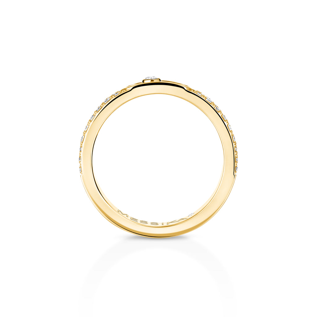 Messika Move Joaillerie Ehering (13555-YG) aus Gelbgold mit Diamant