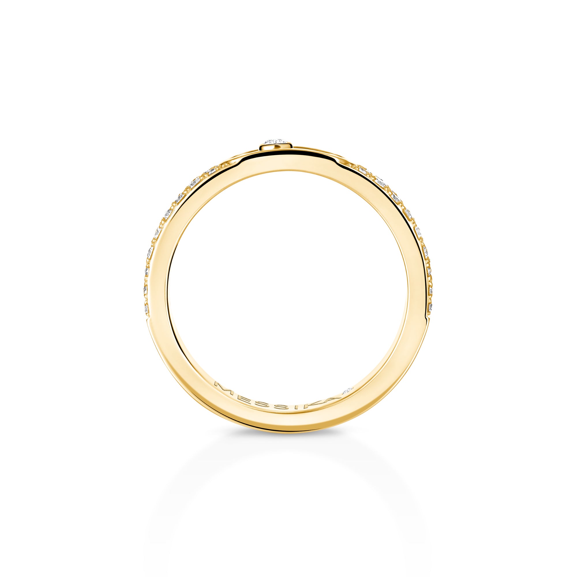 Messika Move Joaillerie Ehering (13555-YG) aus Gelbgold mit Diamant