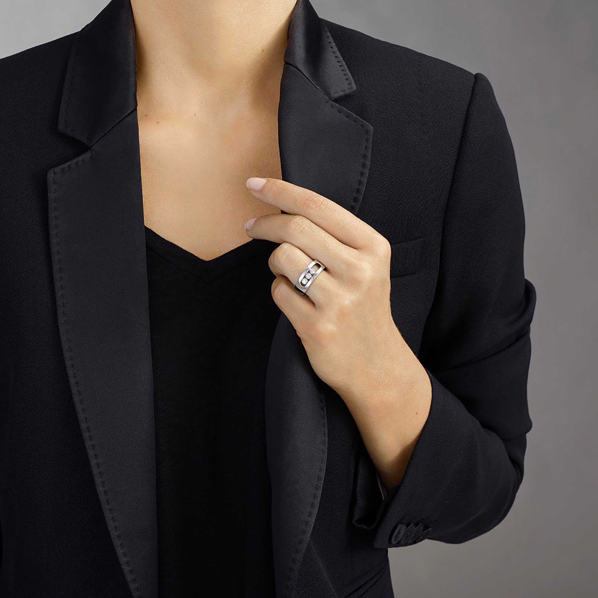 Messika Move Joaillerie Ring (04704-WG) aus Weißgold mit Diamant