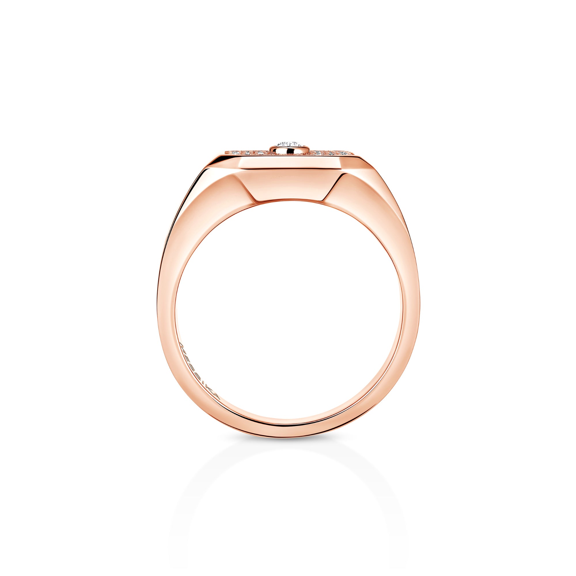 Messika Move Joaillerie Siegelring (13654-PG) aus Roségold mit Diamant